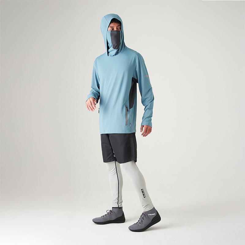 Mπλούζα UV RBB Dry Hoodie Turquoise image