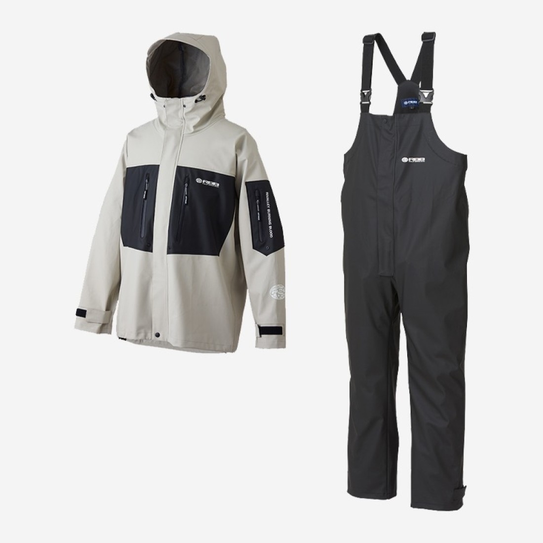RBB Offshore Rain Suit Light Gray Clothes, Waterproof Clothes image