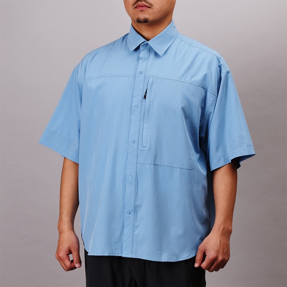 Showing image for Πουκάμισο RBB Rivalley Quick-Drying Stretch Half Shirt Smoke Blue Πουκάμισο RBB Rivalley Quick-Drying Stretch Half Shirt Smoke Blue Ένδυση, Μπλούζες image