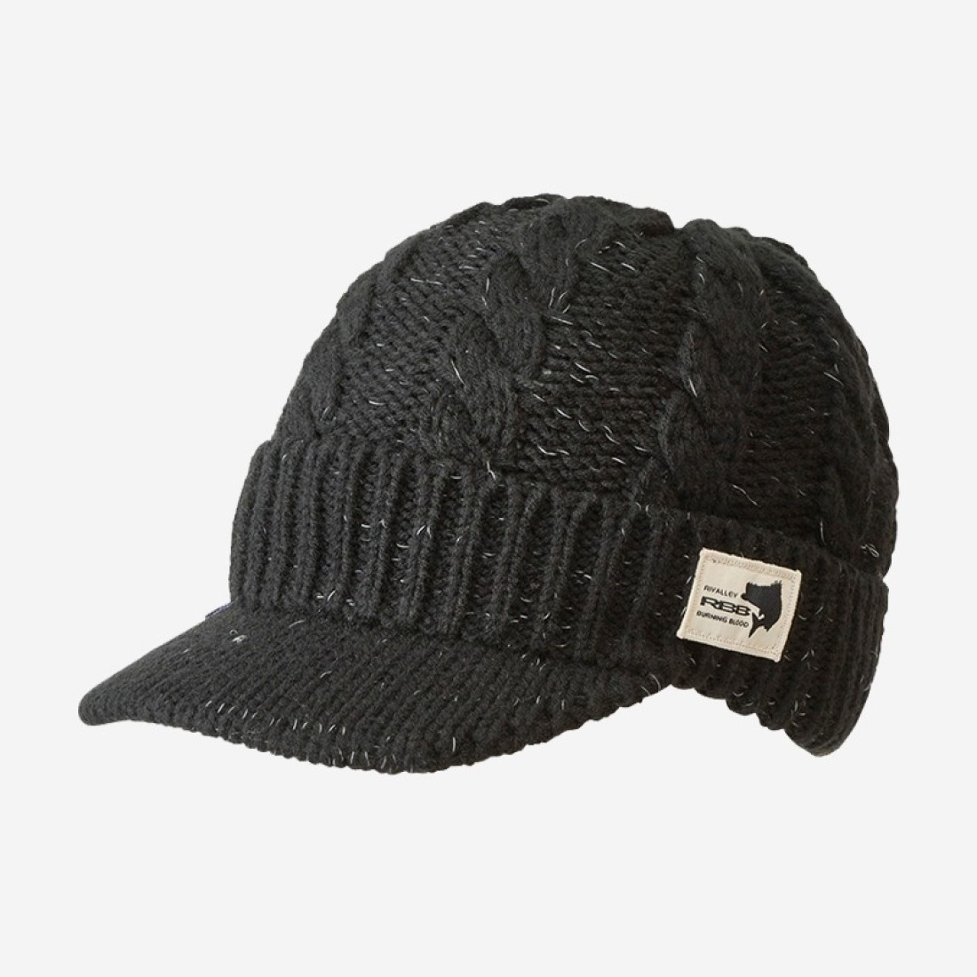 RBB Reflective Knit Cap Black Clothes, Caps image