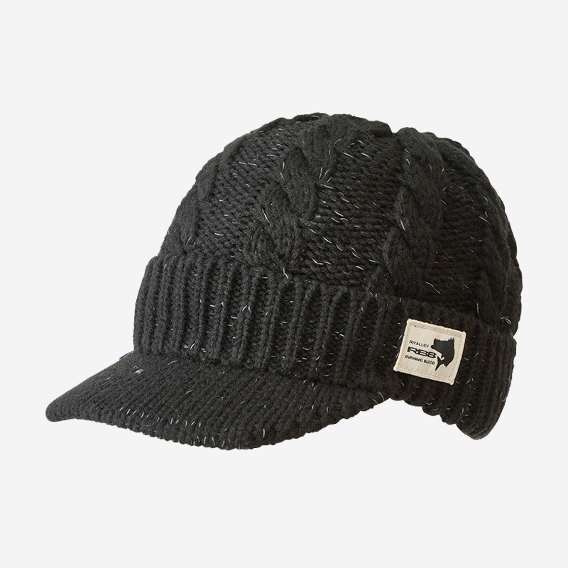 RBB Reflective Knit Cap Black Clothes, Caps image