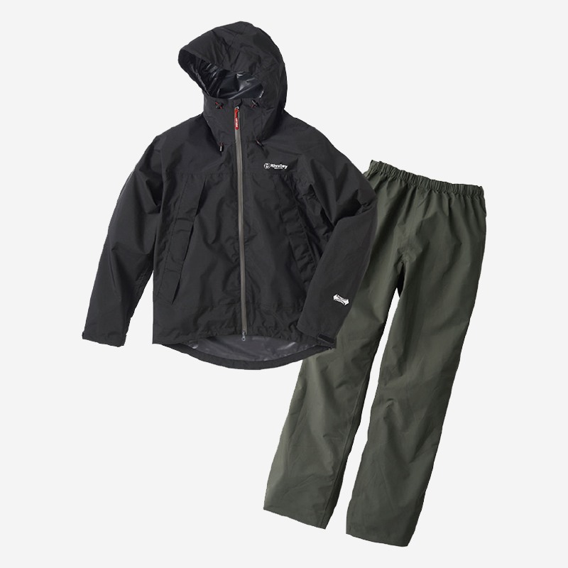 RBB Rivalley Comfortable Rain Suit Black Clothes, Waterproof Clothes image