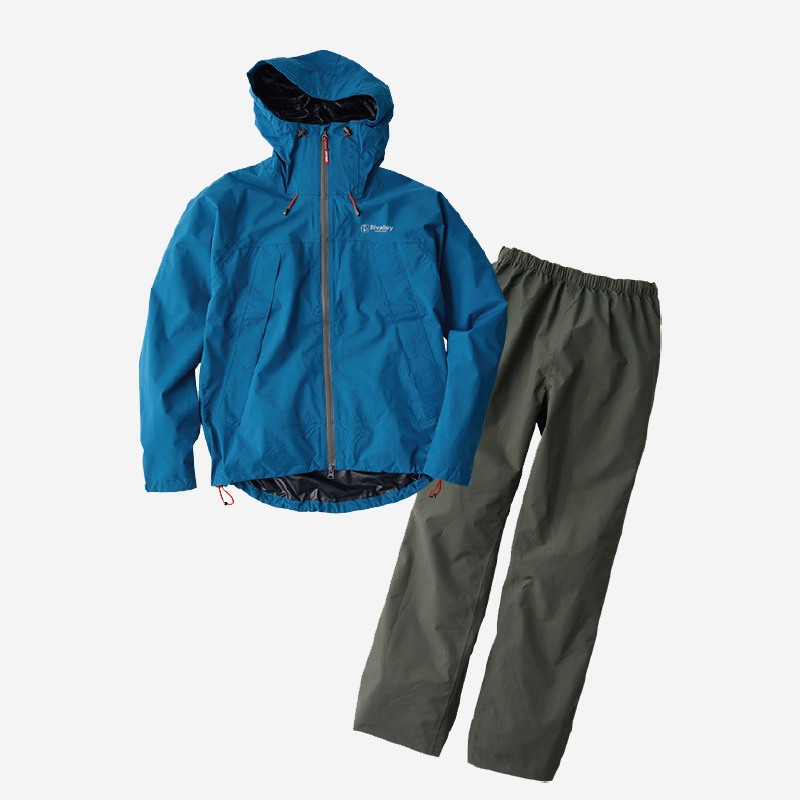 RBB Rivalley Comfortable Rain Suit Blue Clothes, Waterproof Clothes image