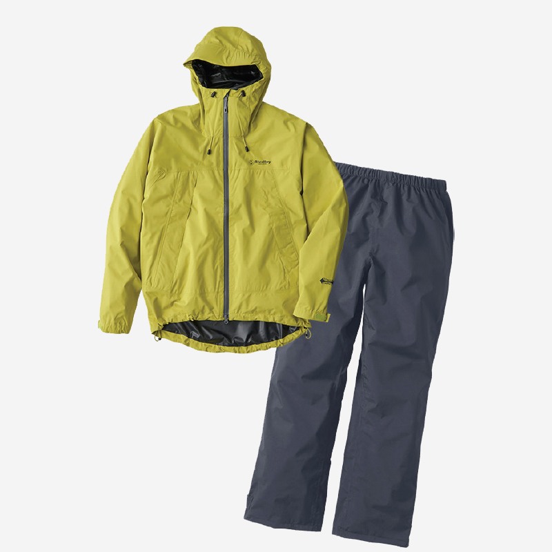 RBB Rivalley Comfortable Rain Suit Lime Yellow Clothes, Waterproof Clothes image