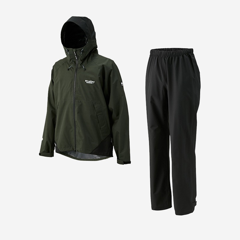 RBB Rivalley Stretch Light Rainsuit Olive image