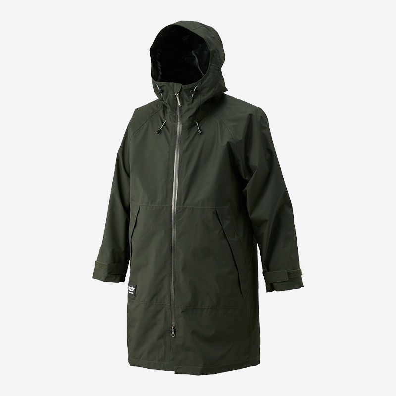 Αδιάβροχο Παλτό RBB Rivalley Stretch Raincoat Olive Ένδυση, Αδιάβροχα image