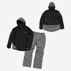 Αδιάβροχο Σετ RBB Rivalley Stretch Warmsuit Black Gray