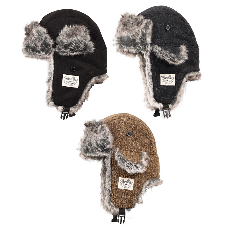 Καπέλο Μάλλινο με Πτερύγια Αυτιών RBB Rivalley Wool Aviator Gray image