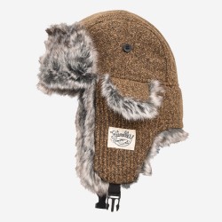 Καπέλο Μάλλινο με Πτερύγια Αυτιών RBB Rivalley Wool Aviator Beige