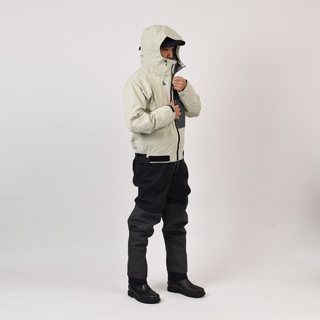 RBB Tide Game Rain Jacket Light Gray Clothes, Jackets image