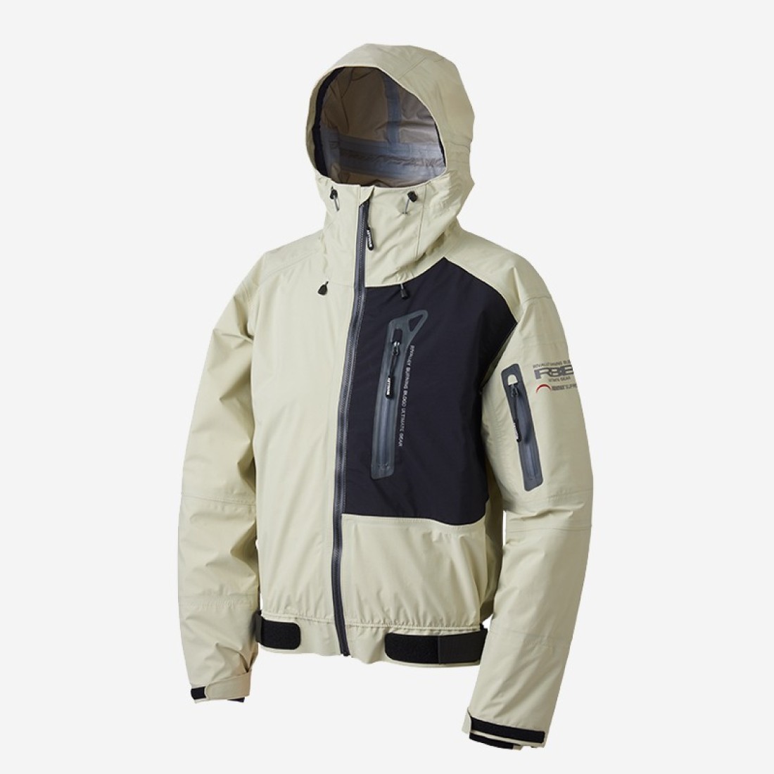 RBB Tide Game Rain Jacket Light Gray Clothes, Jackets image