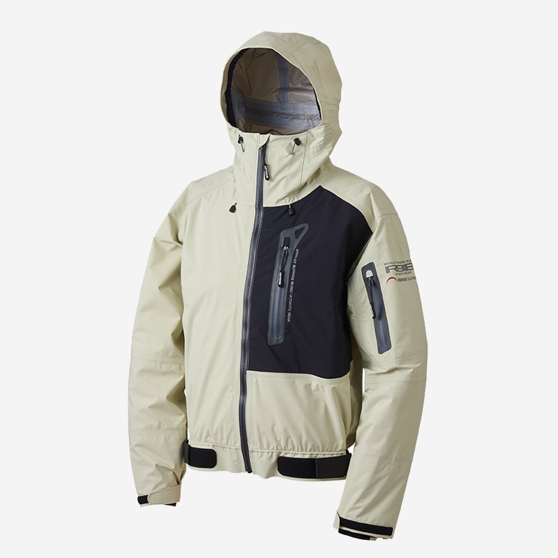 RBB Tide Game Rain Jacket Light Gray Clothes, Jackets image