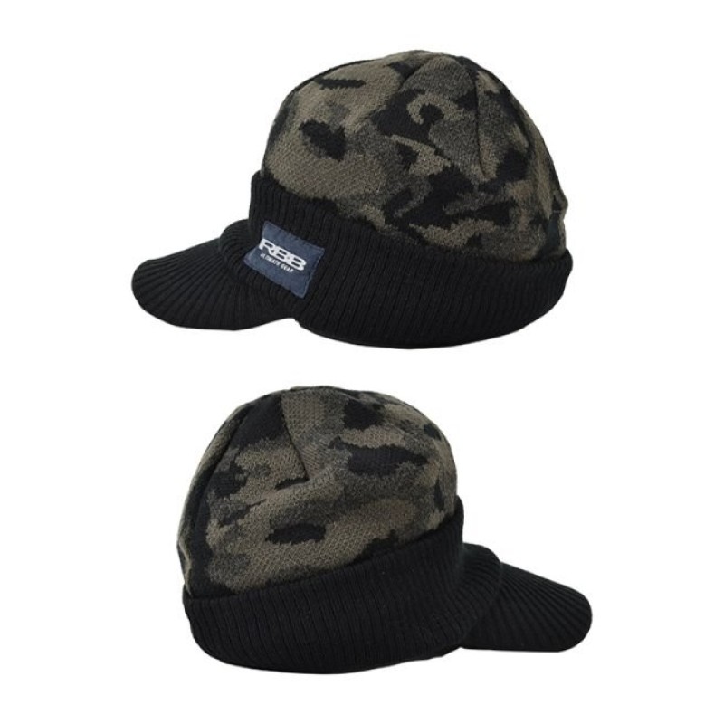 Πλεκτό Καπέλο Σκούφος RBB Warm Cap Gray Camo Ένδυση, Καπέλα, Σκουφιά image