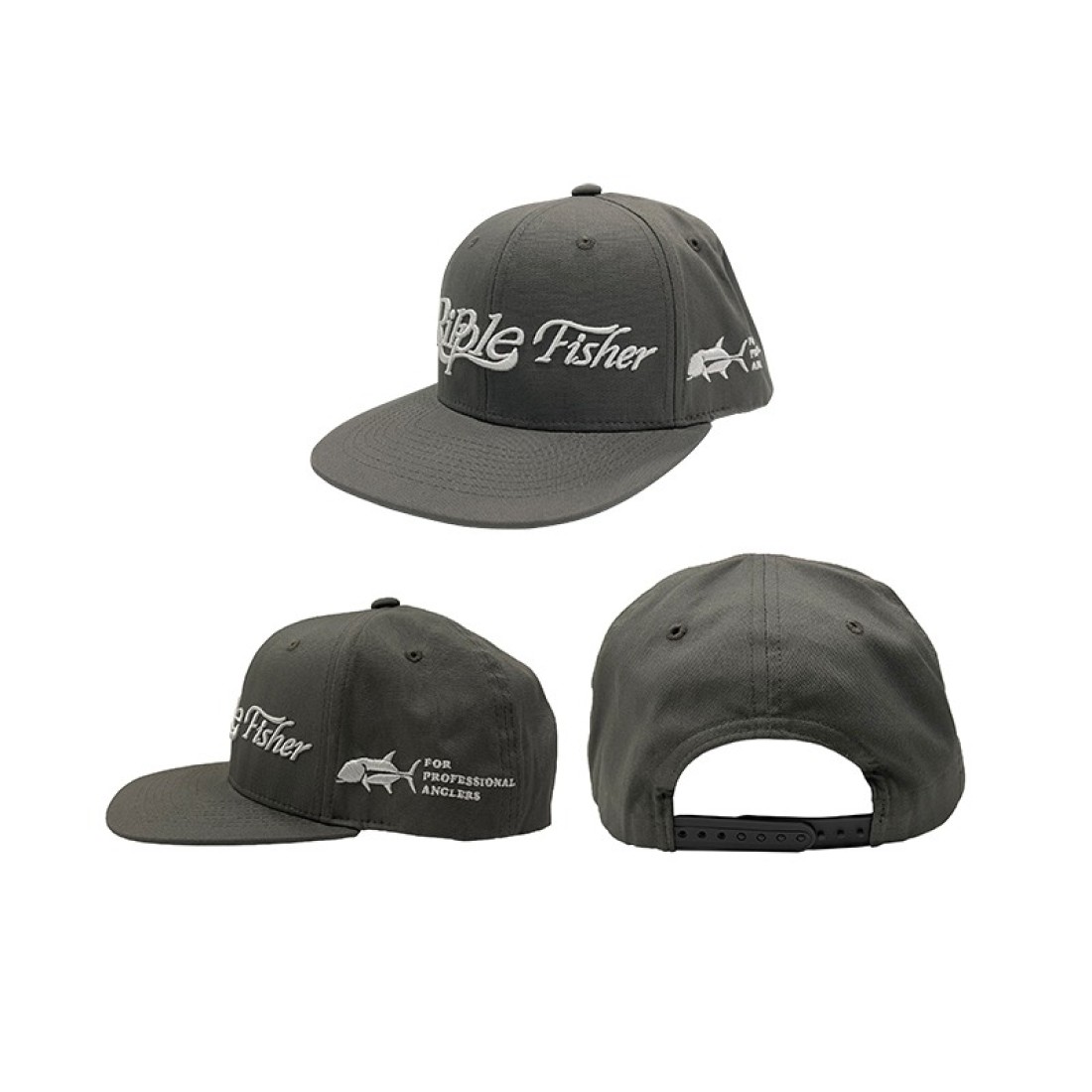 Showing image for Ripple Fisher Flat Visor Cap Gray Ripple Fisher Flat Visor Cap Gray Clothes, Hats image