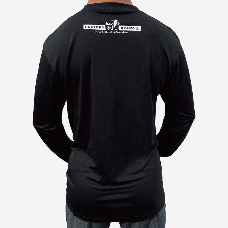 Mπλούζα Yamaga Blanks Silky Touch Long Sleeve T-Shirt Black