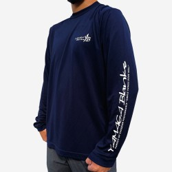 Mπλούζα Yamaga Blanks Silky Touch Long Sleeve T-Shirt Navy
