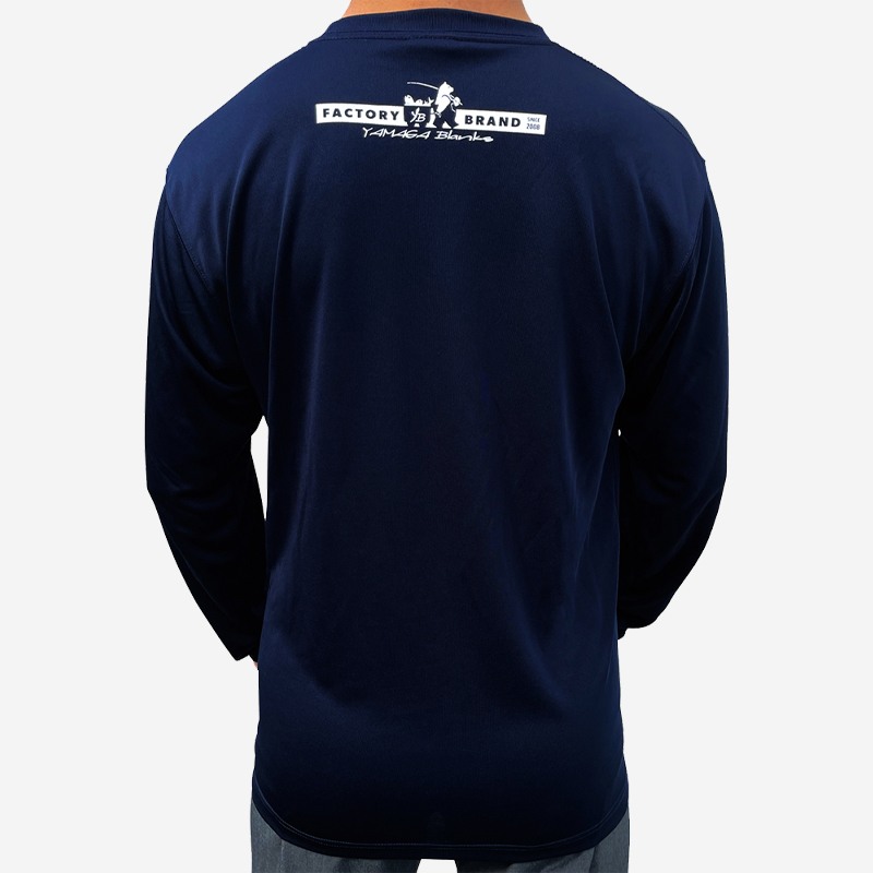 Mπλούζα Yamaga Blanks Silky Touch Long Sleeve T-Shirt Navy