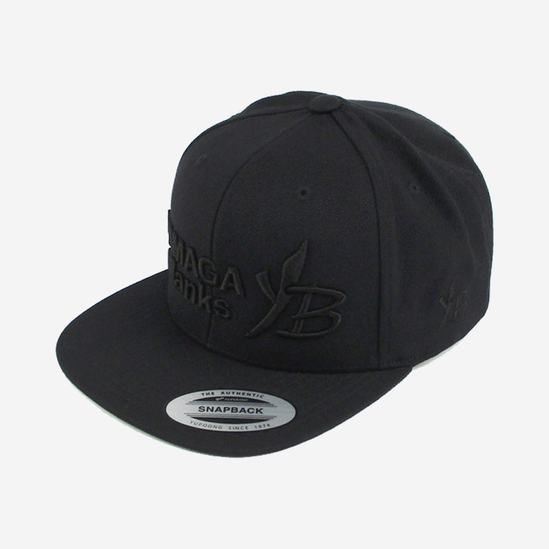Yamaga Blanks Flat Visor Cap Black Clothes, Hats image