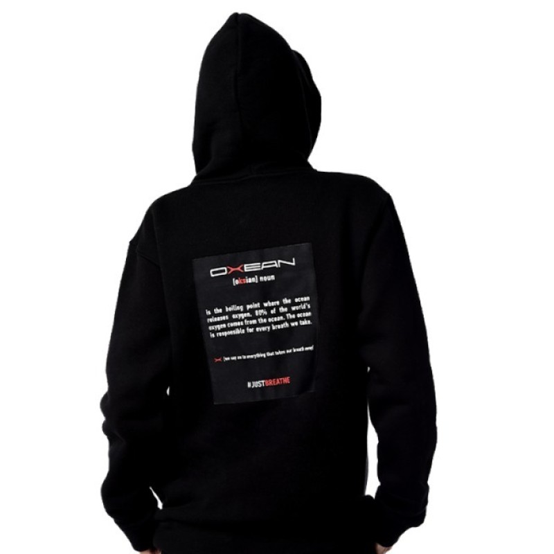 Φούτερ Ζακέτα Oxean Jacket Textile Black