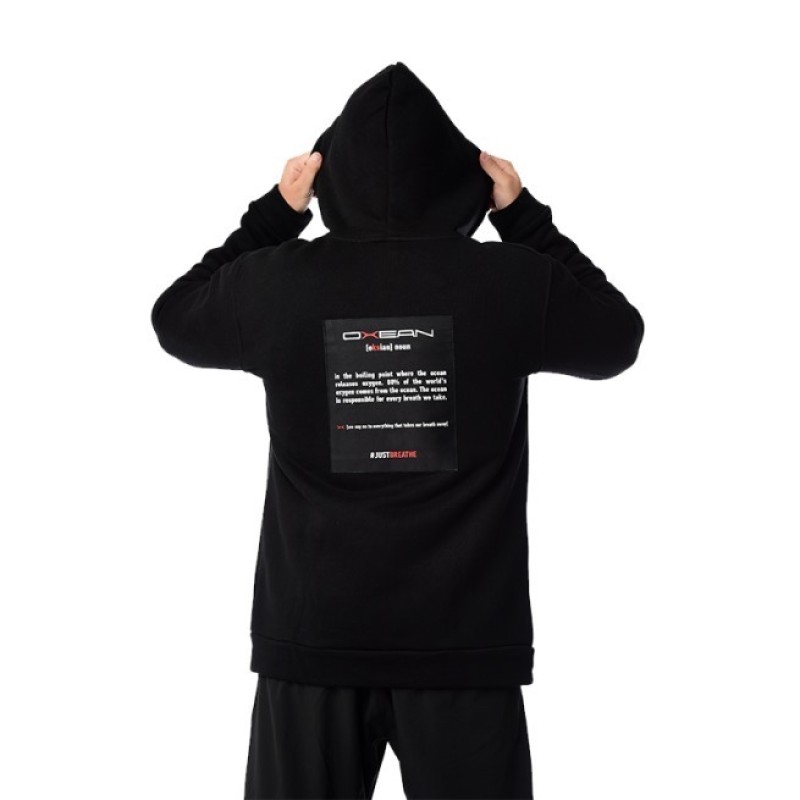 Φούτερ Ζακέτα Oxean Jacket Textile Black Ένδυση, Φούτερ image