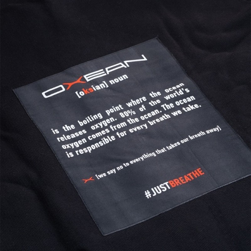 Φούτερ Ζακέτα Oxean Jacket Textile Black Ένδυση, Φούτερ image