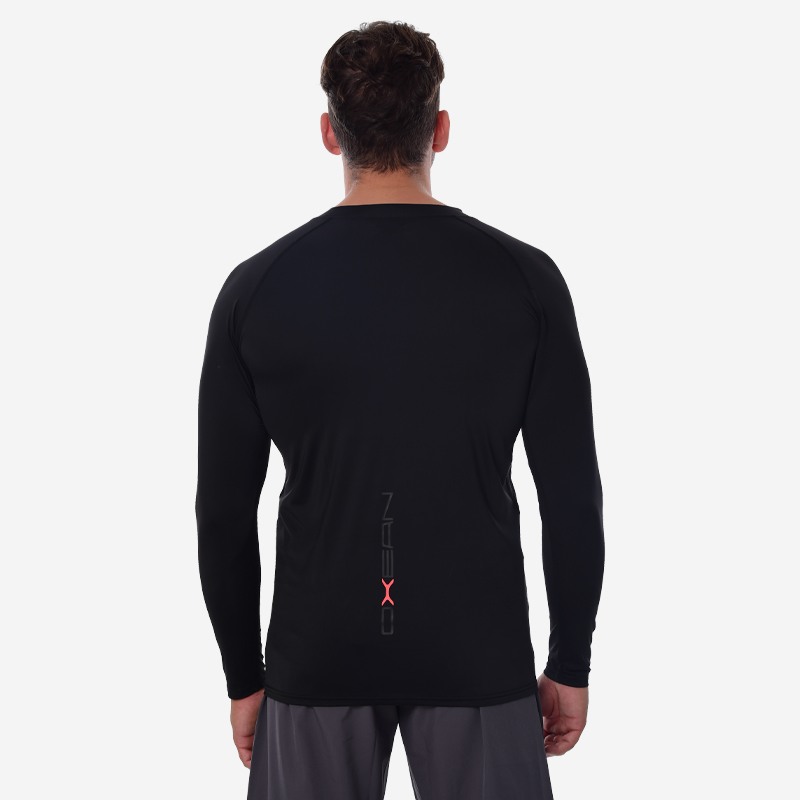 Mπλούζα Unisex UV Oxean Cooling Rash Guard Black