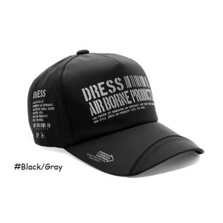 DRESS Airborne Cap#BlackGray