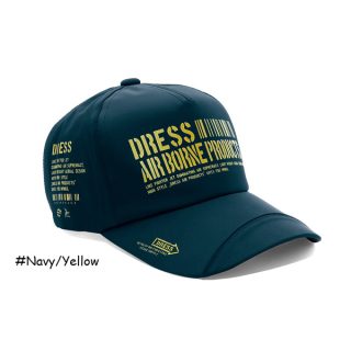 DRESS Airborne Cap#NavyYellow